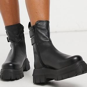 ASOS leather boots